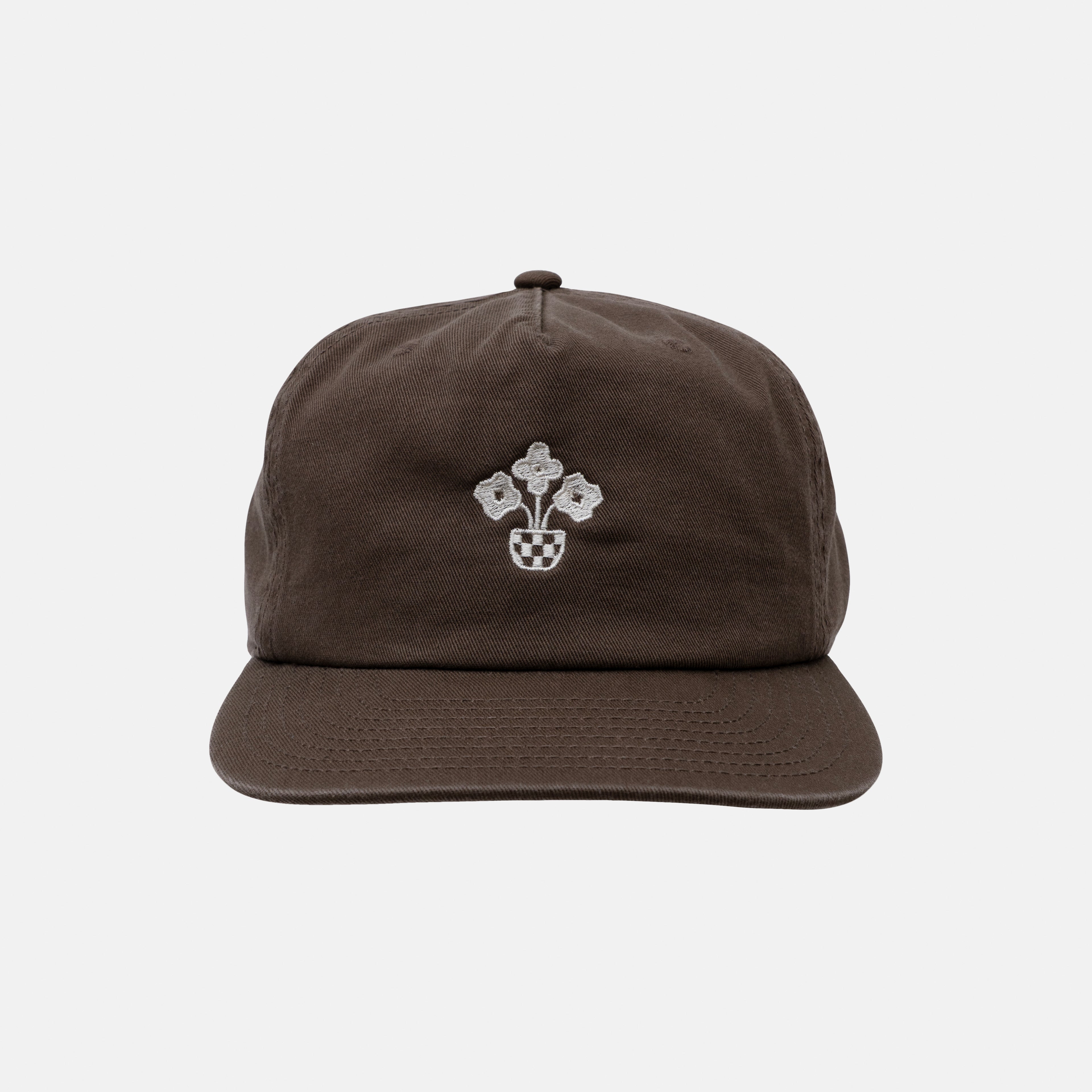NSC FLOWER LOGO CAP (BROWN)  image 0