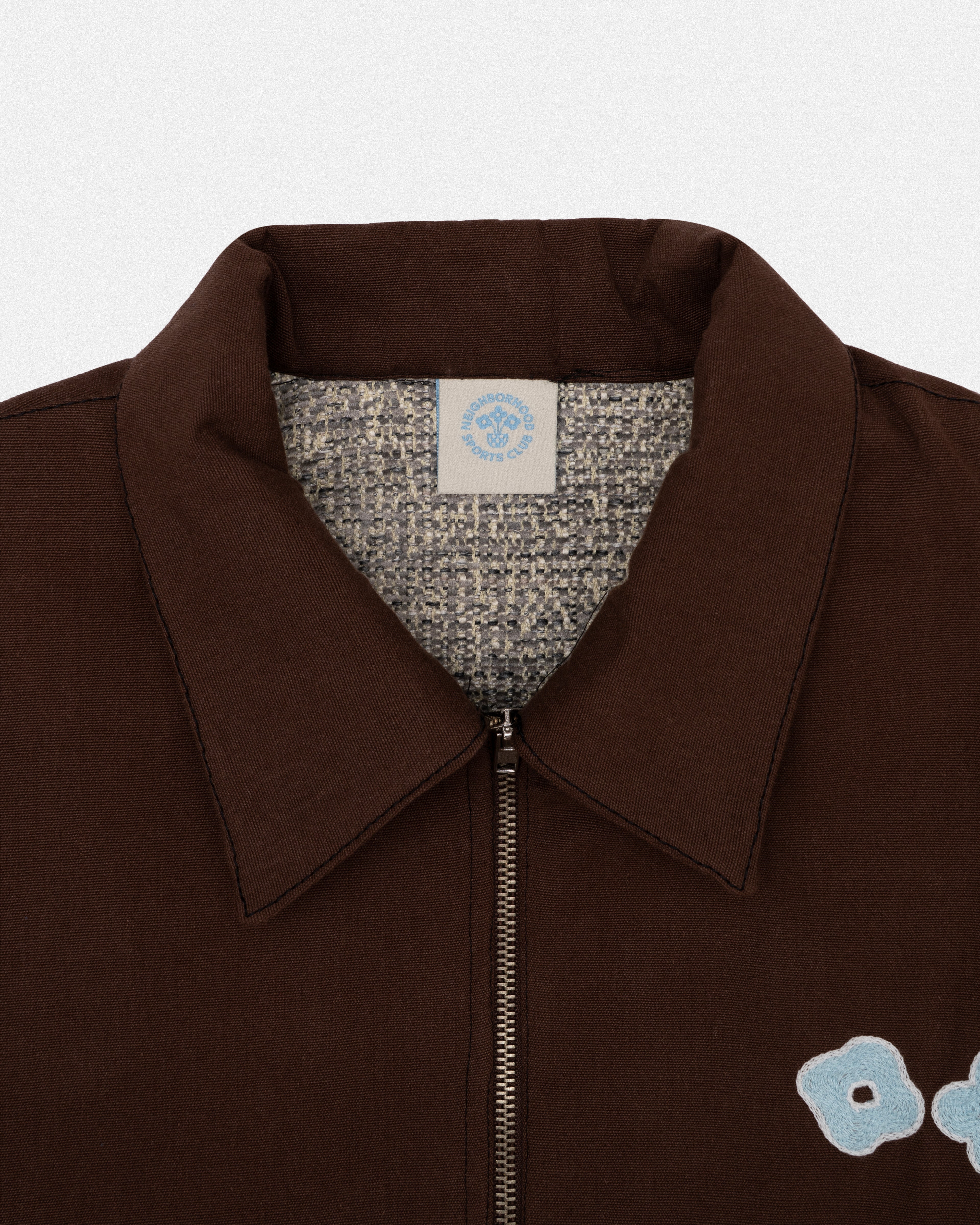 NSC THREE FLOWER WORKWEAR JACKET (BROWN) image 3