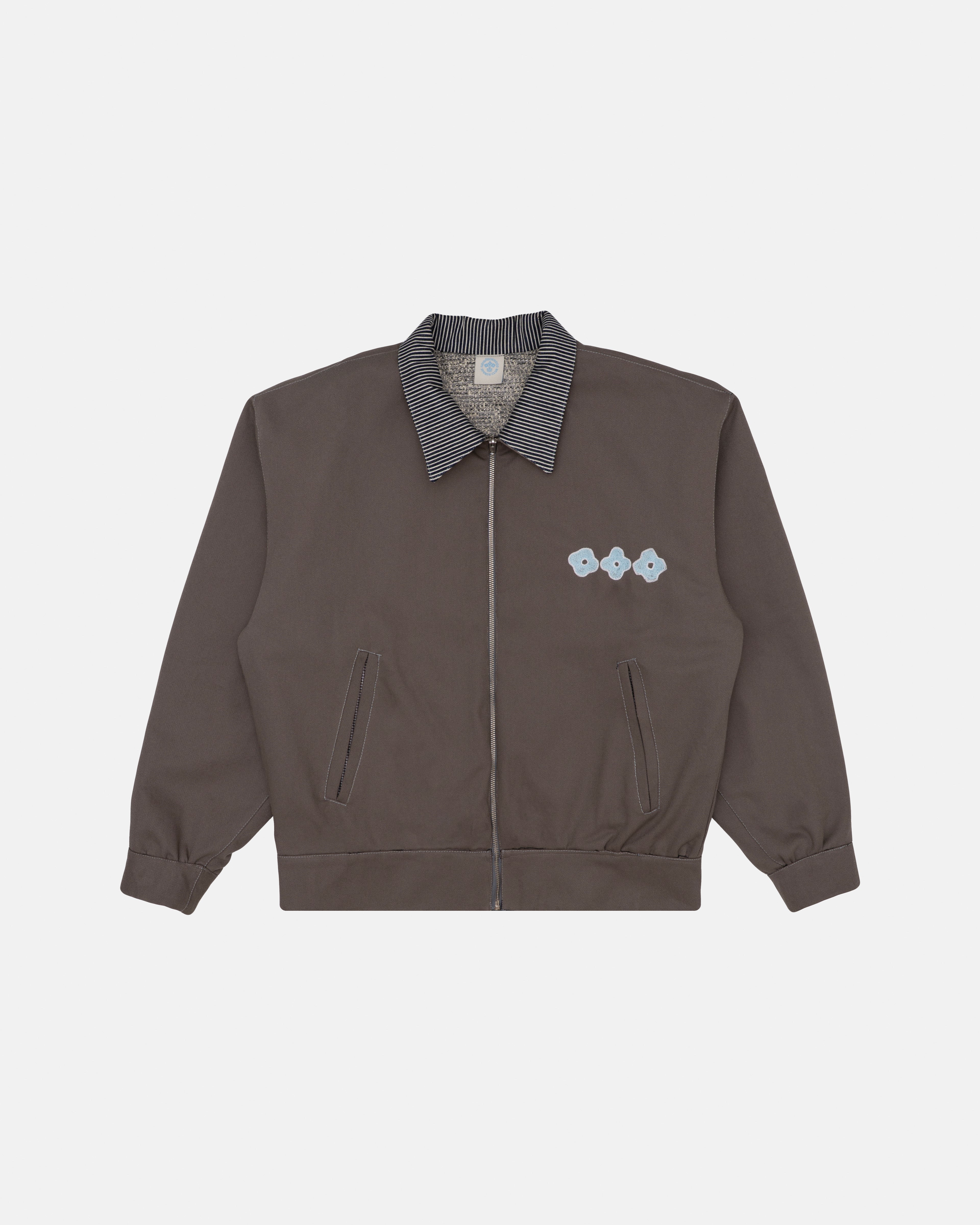 NSC THREE FLOWER WORKWEAR JACKET (GREY) image 0