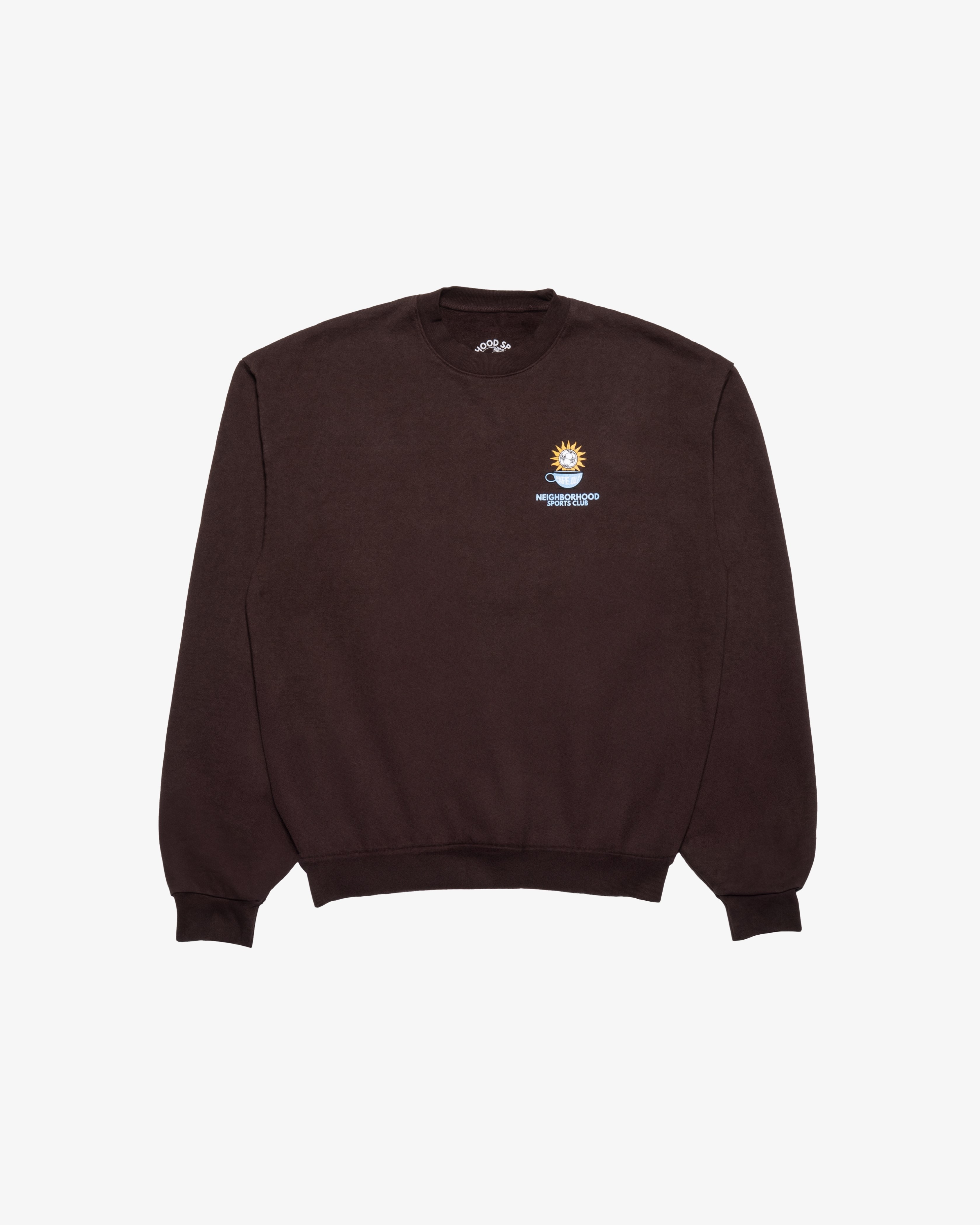 NSC "CAFE OLÉ" CREWNECK SWEATSHIRT  (COFFEE BROWN)