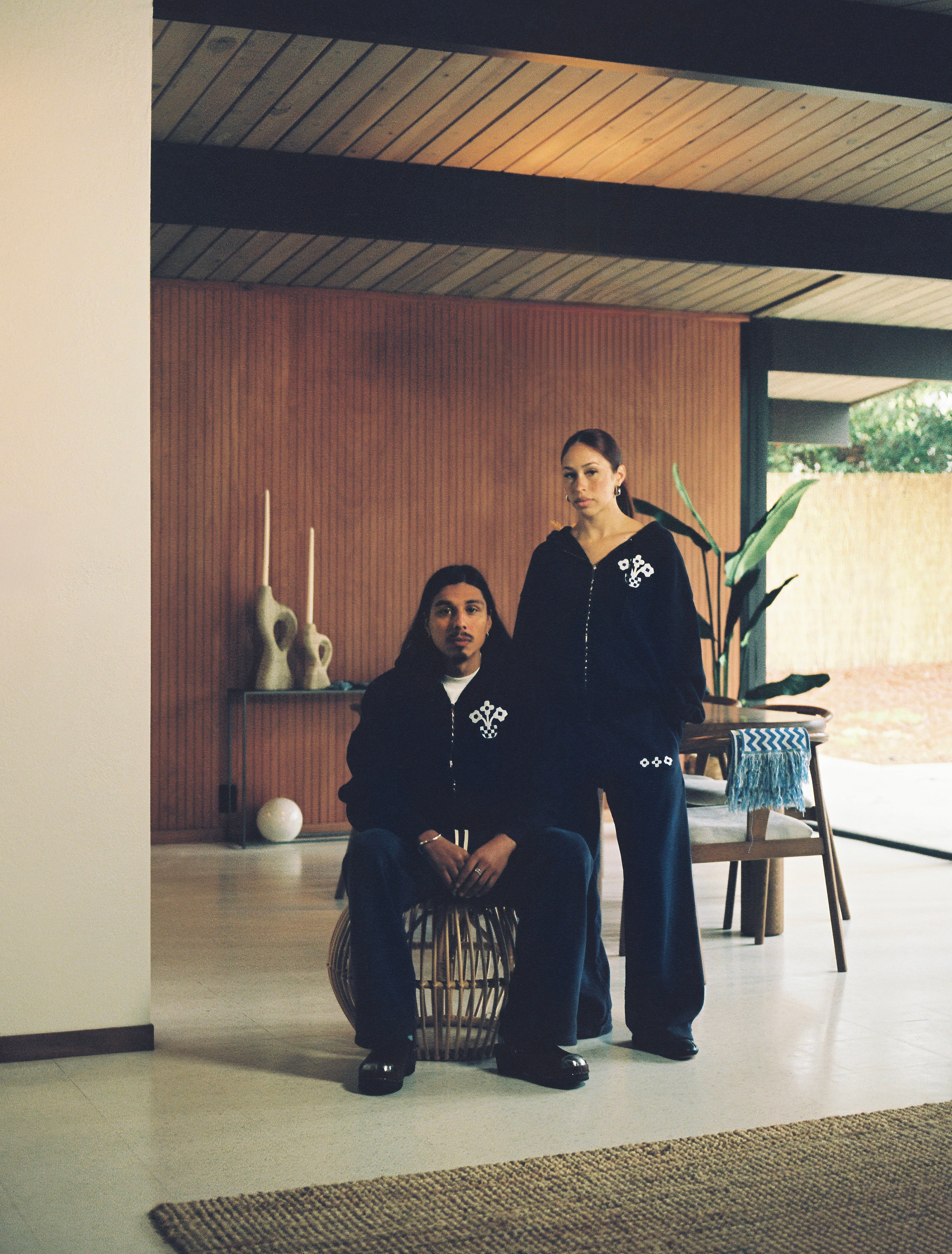 NSC THREE FLOWER ZIP-UP HOODIE image 4