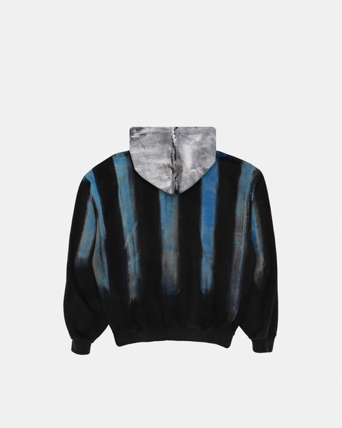 NEIGHBORHOOD Striped Zip-Up (Black/Blue)