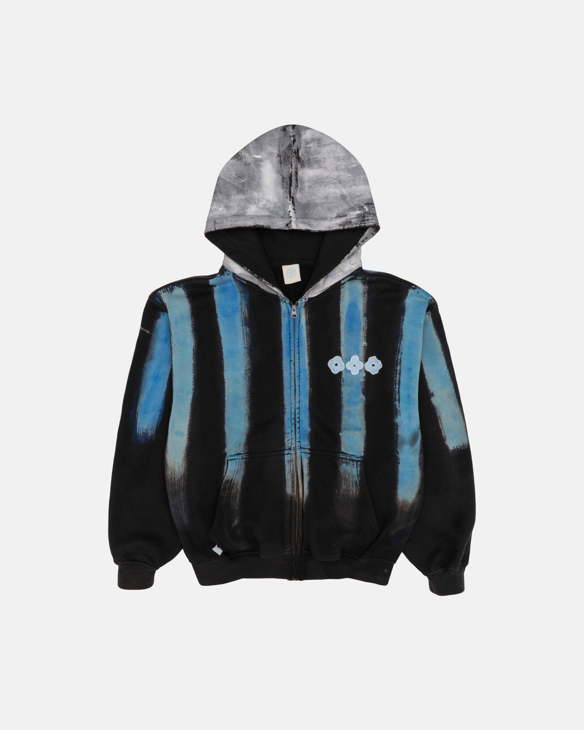 NEIGHBORHOOD World Cup Striped Zip-Up (Black/Blue)