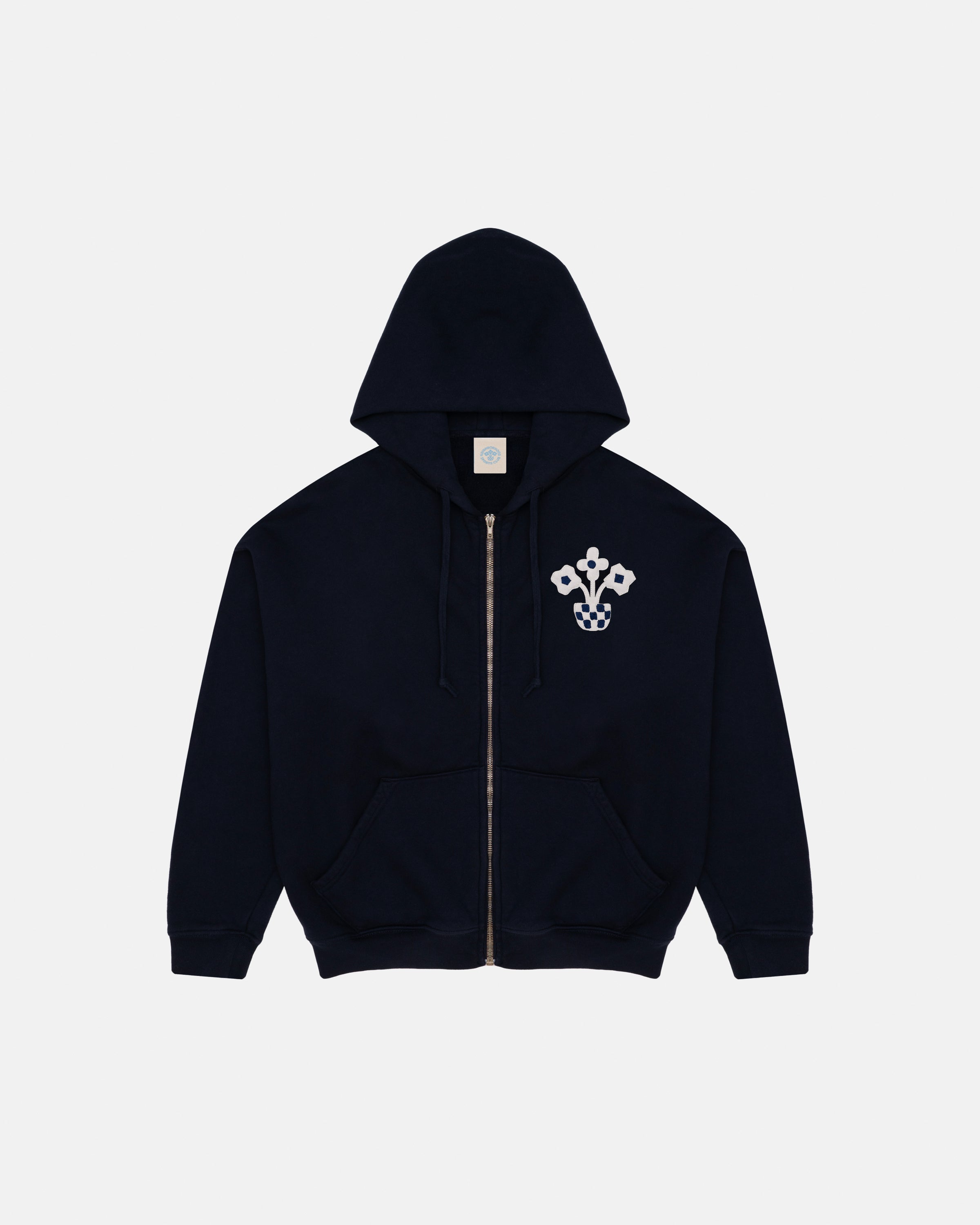 NSC THREE FLOWER ZIP-UP HOODIE image 0